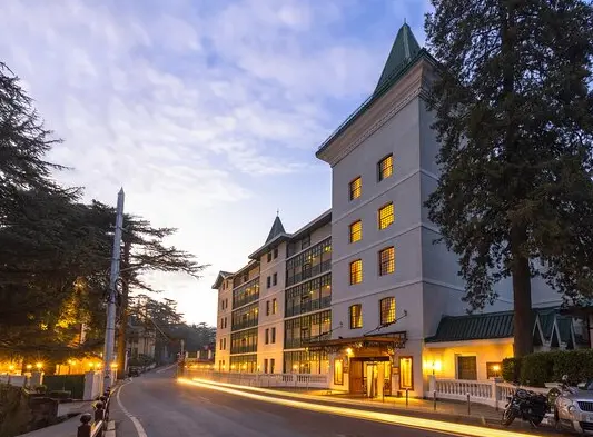 Luxury heritage hotel The Oberoi Cecil Shimla with mountain views