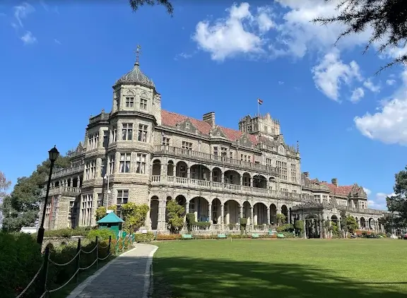 ✅ Viceregal Lodge Shimla colonial heritage building surrounded by lush gardens