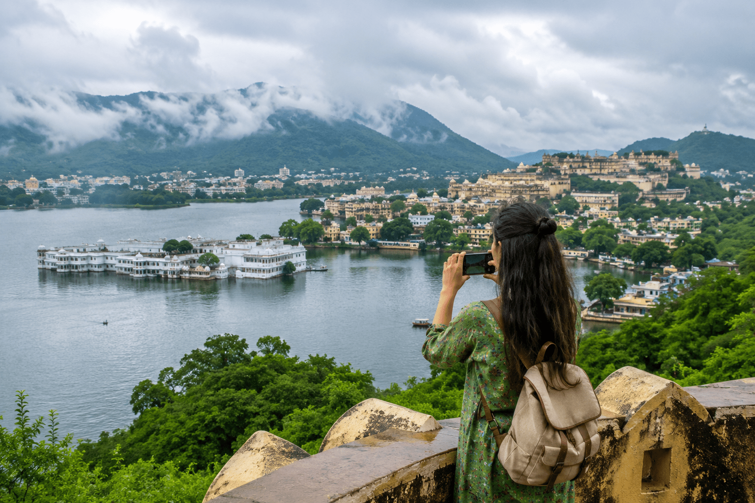 monsoon udaipur view